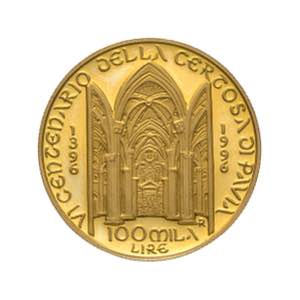 Repubblica Italiana - 100.000 lire 1996 Au e ... 