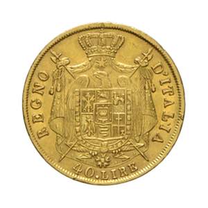 Milano - Napoleone I Re dItalia - 40 lire ... 