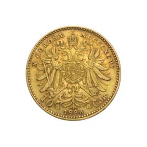 Austria - 10 corone 1896 Av. 10 corone oro ... 