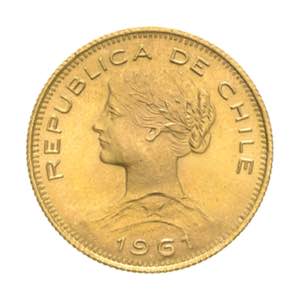 Cile - 100 pesos 1961 ... 