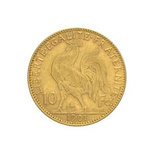 Francia - Terza Repubblica - 10 franchi 1901 ... 
