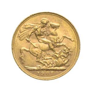 Gran Bretagna - Edoardo VII - sovereign 1907 ... 