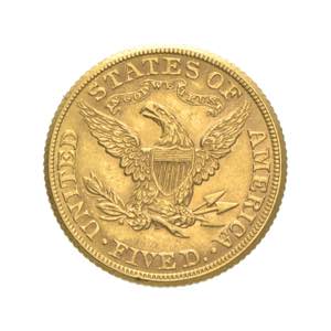 Stati Uniti damerica - 5 dollari 1881 Av. 5 ... 