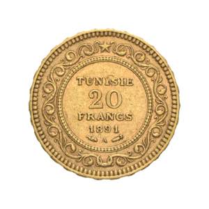 Tunisia - Protettorato francese - 20 franchi ... 