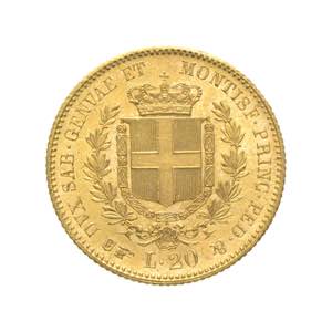 Vittorio Emanuele II - 20 lire 1861 - Torino ... 
