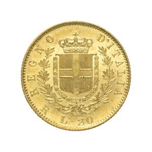 Vittorio Emanuele II - 20 lire 1871 - Roma ... 