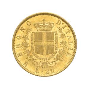 Vittorio Emanuele II - 20 lire 1874 - Roma ... 