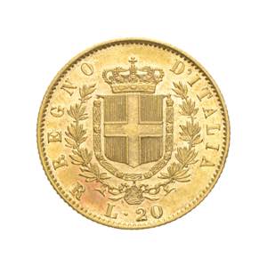 Vittorio Emanuele II - 20 lire 1875 - Roma ... 