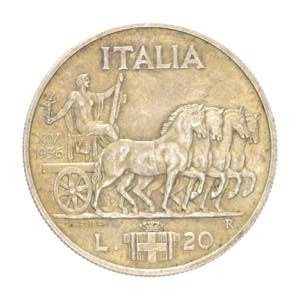 Vittorio Emanuele III - 20 lire 1936 anno ... 