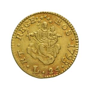 Genova - 24 lire 1793 Av. 24 lire oro 1793 ... 