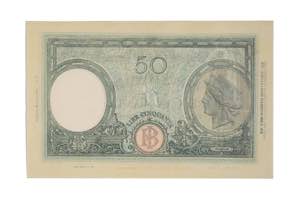 Banca dItalia - 50 lire 8/10/1943. Banca ... 