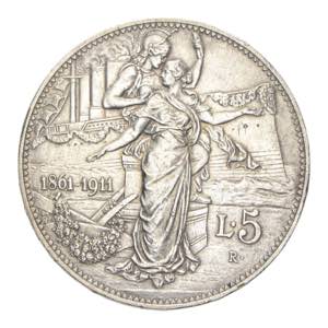 Vittorio Emanuele III - 5 lire 1911 Roma ... 
