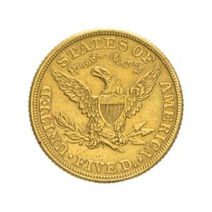 Stati Uniti - 5 dollari Liberty 1881 Av. 5 ... 