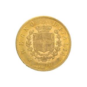 Vittorio Emanuele II - 1 moneta da 10 lire ... 