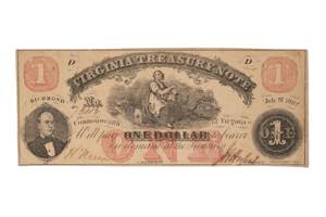 Commonwealth of Virginia - 1 dollar Virginia ... 