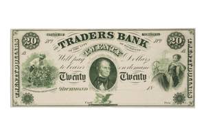 Richmond - Traders Bank - 20 dollars 18.... ... 