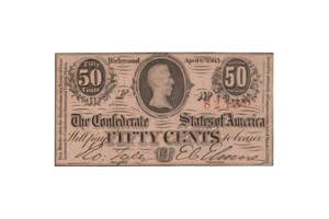 Richmond - fifty cents 6 aprile 1863. ... 