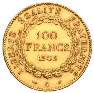 Francia - 100 franchi 1906 Av. 100 Franchi ... 