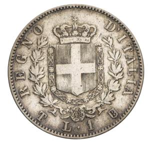 Vittorio Emanuele II - Lira argento 1861 ... 