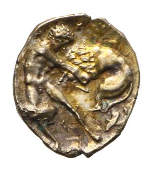 Magna Grecia - Taranto 334-302 a. C. - obolo ... 