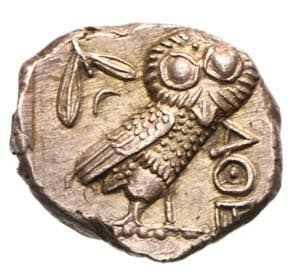 Attica Atene 403-365 a.C.  - Tetradracmo Ag. ... 