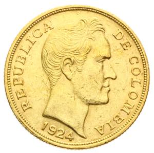 Colombia - 10 pesos 1924 ... 