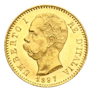 Umberto I - 20 lire 1897 ... 