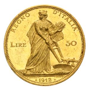 Vittorio Emanuele III - 50 lire 1912 ... 