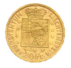 Liechtenstein - coppia  20 e 10 franchi 1946 ... 