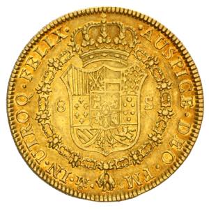 Messico - 8 escudos 1785 Av. 8 escudos oro ... 
