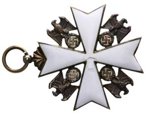 Germania nazista - croce con simbolo. ... 