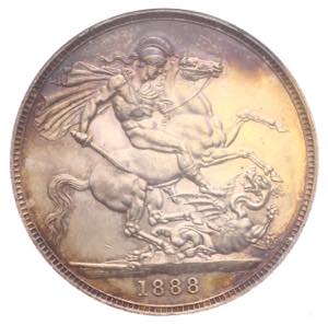 Gran Bretagna - Vittoria - Crown 1888 MS60  ... 