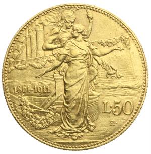 Vittorio Emanuele III - 50 lire 1911 av. 50 ... 