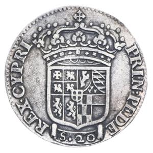Carlo Emanuele II - 1 lira 1675 Ag. 1 lira ... 