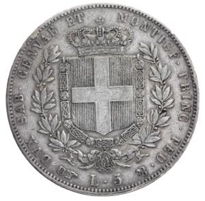 Vittorio Emanuele II - 5 lire 1861 Torino ... 