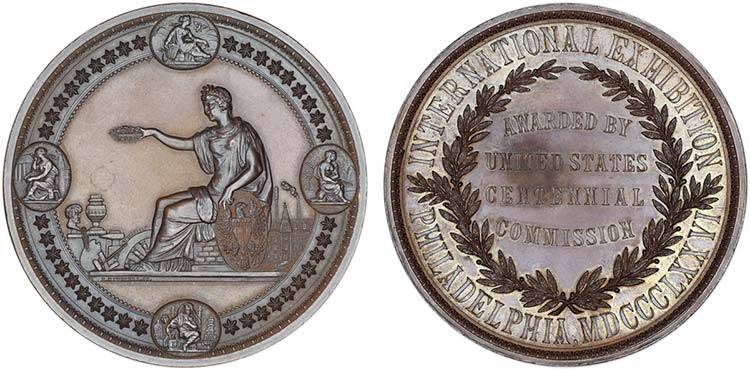 Medalhas - Cobre - 1876 - ... 