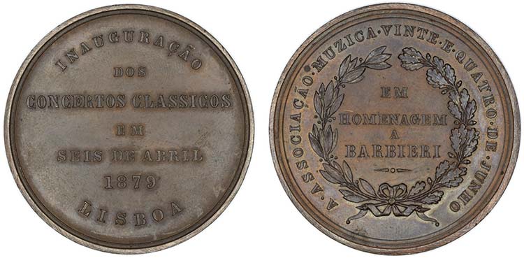Medalhas - Cobre - 1879 - ... 