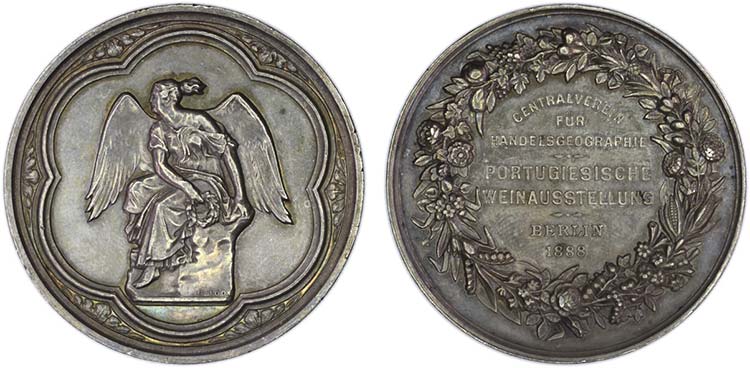 Medalhas - Prata - 1888 - G. Loos ... 