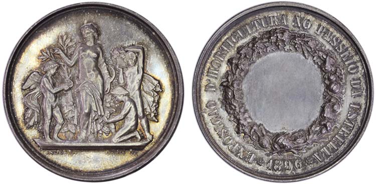 Medalhas - Prata - 1896 - A. ... 