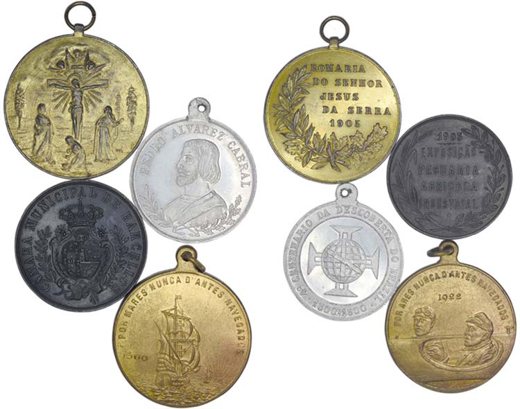 Medalhas - Lote (4 Medalhas) - ... 