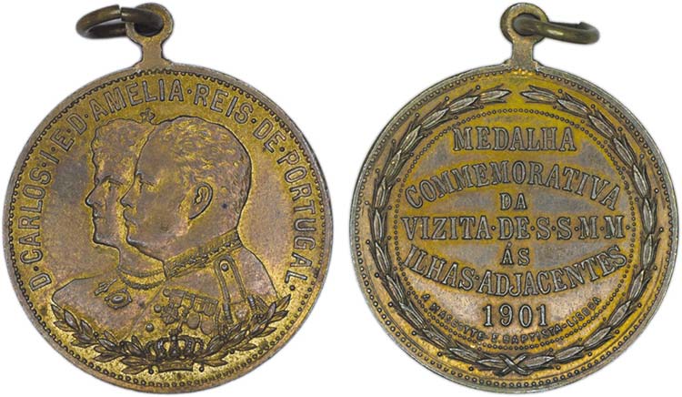 Medalhas - Cobre Dourado - 1901 - ... 
