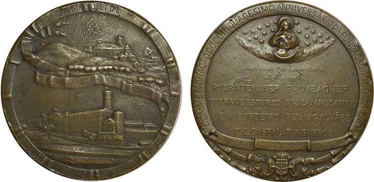 Medalhas - Bronze - 1908 - D. ... 