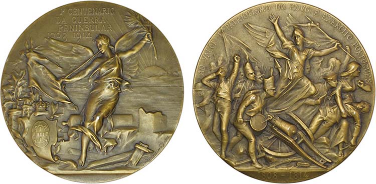 Medalhas - Bronze - 1910 - Simões ... 