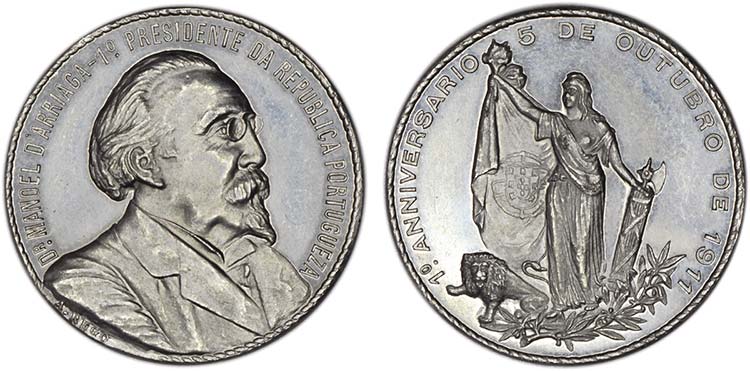 Medalhas - Alumínio - 1911 - A. ... 