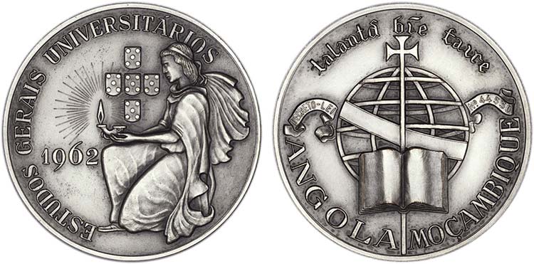 Medalhas - Prata - 1962 - Estudos ... 