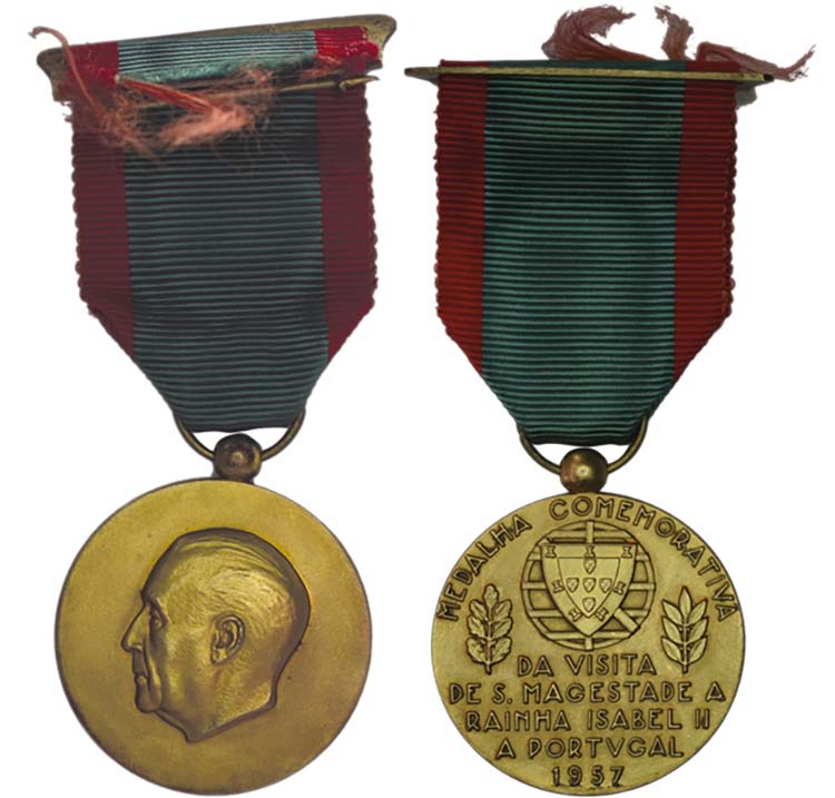 Medalha comemorativa da Visista de ... 