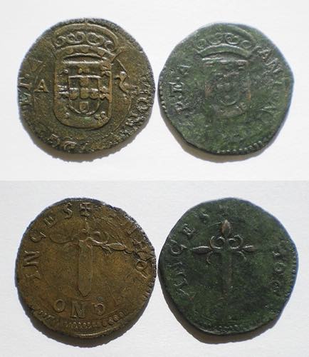 D. António I - Lote (2 moedas) - ... 