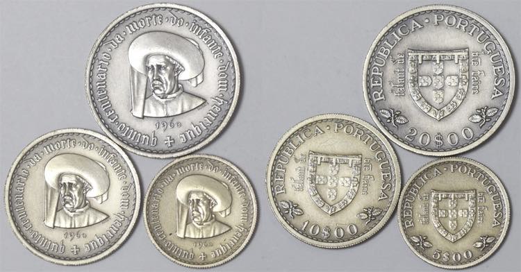 República - Lote (3 moedas) - ... 