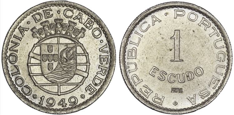 Cabo Verde - República - 1$00 ... 