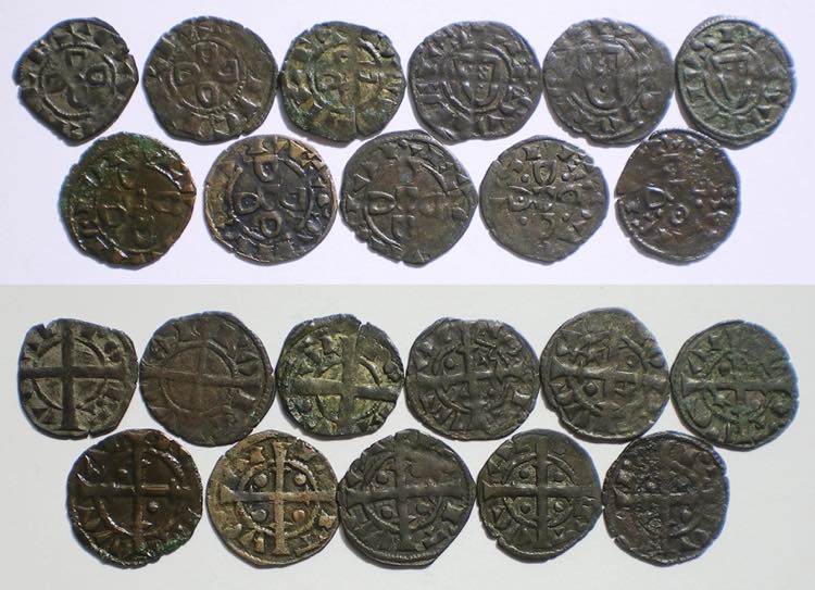 D. Sancho II - Lote (11 moedas) - ... 
